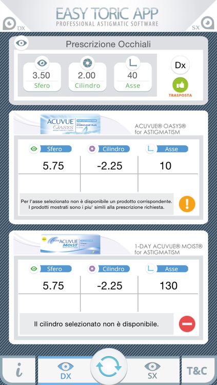 ACUVUE EASY TORIC for iPhone