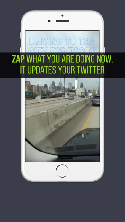 Zap for Twitter: one moment at a time
