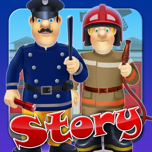 My Brave Fireman Rescue Design Storybook - Advert Free Game icon