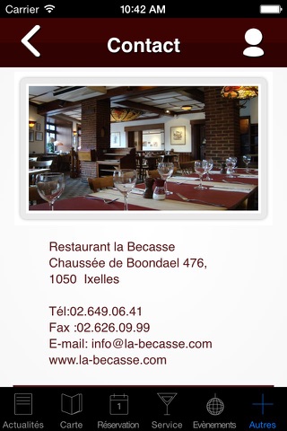 La becasse Restaurant screenshot 4