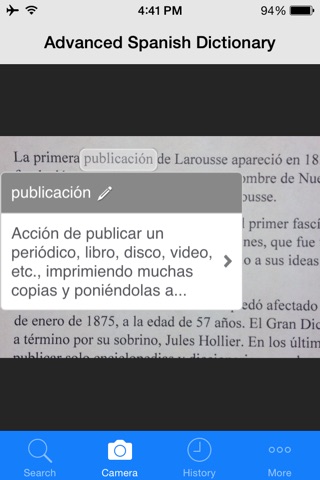 Larousse Spanish Advanced screenshot 3