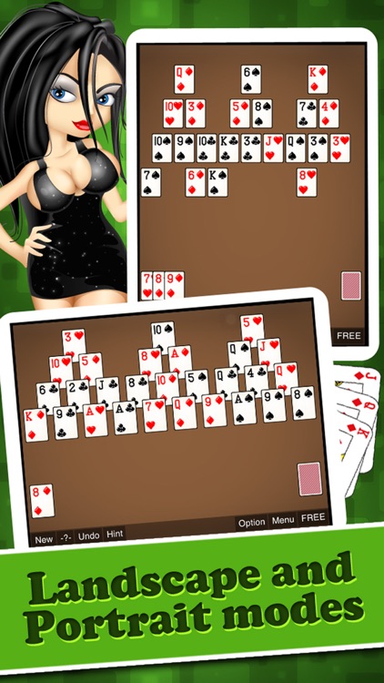 Tri-Peaks Solitaire Free Card Brain Training IQ screenshot-3