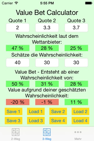 Value Bet Calculator Pro screenshot 2