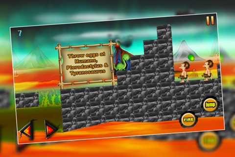 Dinosaur Island 3 : The Prehistoric Lava Mountain Adventure - Free screenshot 2