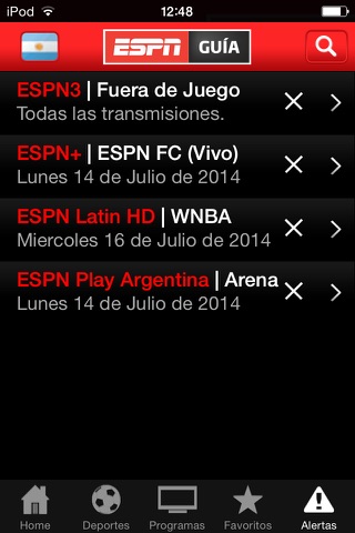 ESPN Guía screenshot 4