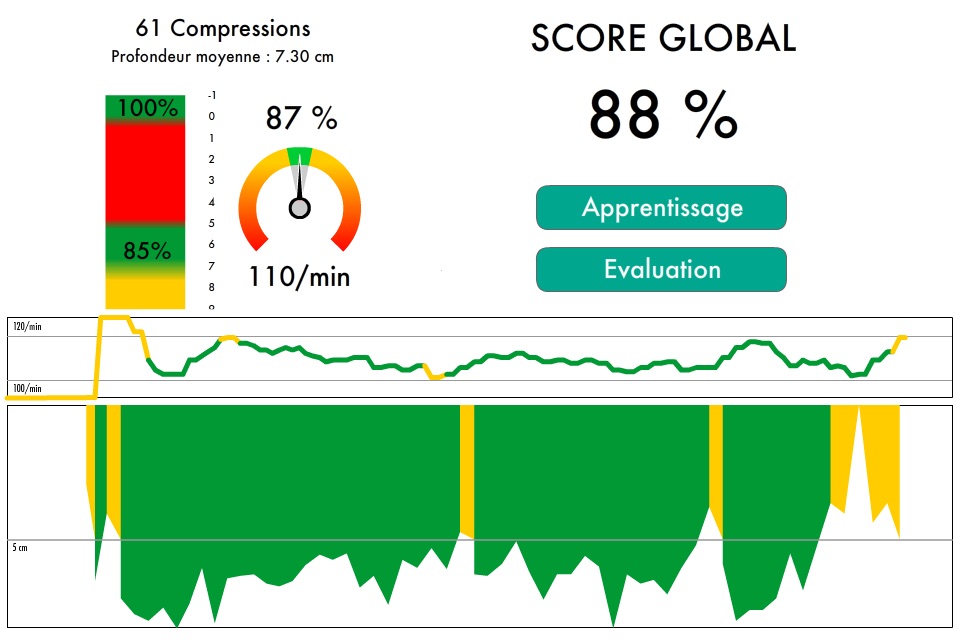 Massage cardiaque et DSA screenshot 2