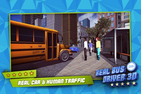 3D Real Bus Driver PRO - Realistic Car Driving and City Traffic Simulator screenshot 2