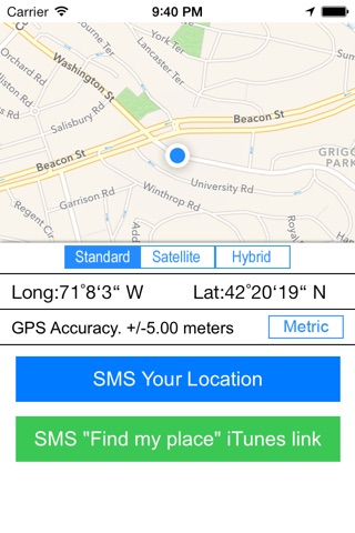 Find my place (sms your map location link) screenshot 2