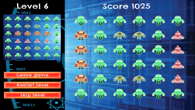 Robot Box - FREE - Slide Rows And Match Robots Super Puzzle Game