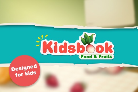 KidsBook: Food & Fruits - HD Flash Card Game Design for Kids screenshot 4