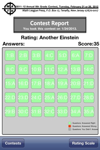 Math League Contests (For Student) screenshot 4