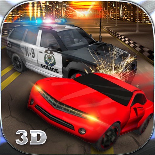Police Car Chase : Street Racers 3D Icon