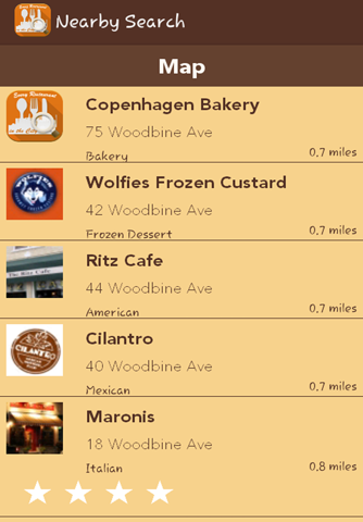 Restaurant Locator App screenshot 3