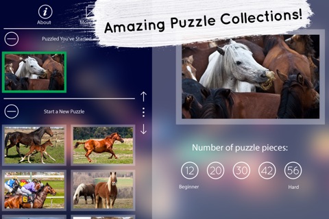 Venn Horses: Overlapping Jigsaw Puzzles screenshot 4