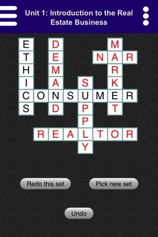 Kaplan Real Estate Crossword Puzzles screenshot 3