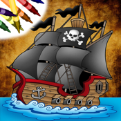 Pirate Coloring Book Free icon