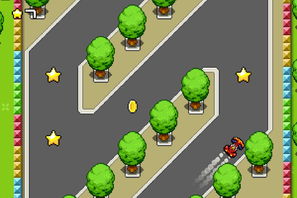 Pixel Car-Twists And Turns screenshot 3