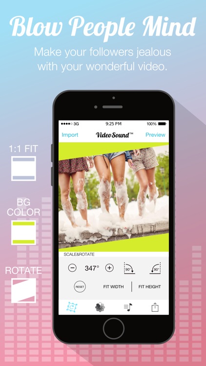 Video Sound Pro for Instagram - Add and Merge 10 Background Musics to Your Recorded Video Clips screenshot-3