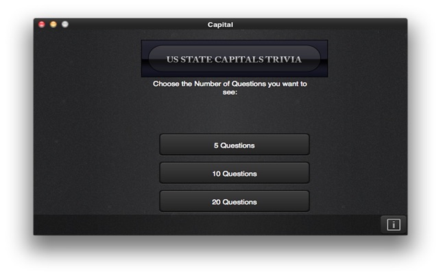 US Capitals Trivia