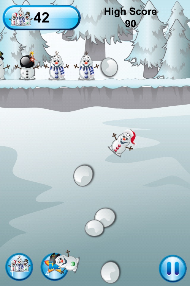 Frozen Snowman Knockdown screenshot 2