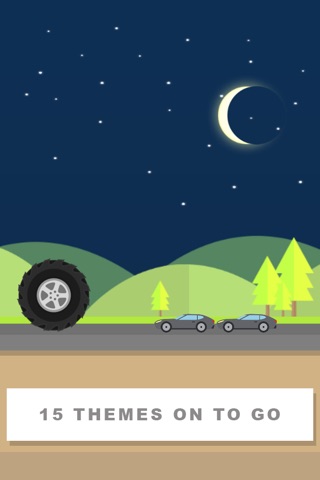 Bouncing Wheel -HighwayMonster screenshot 4