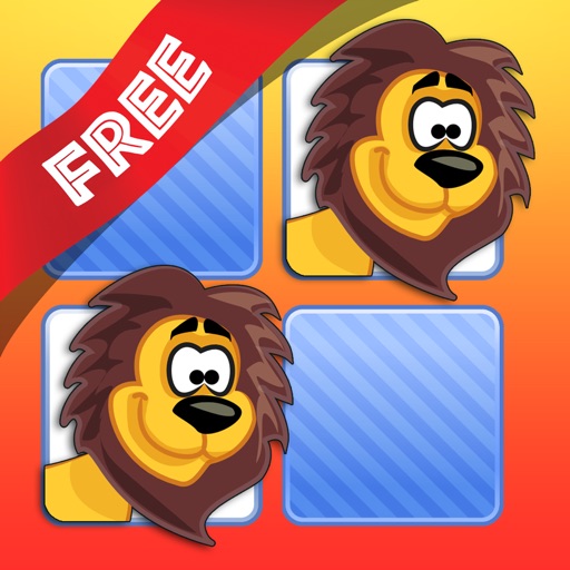 Memo Game Wild Animal for young kids and grandkids icon