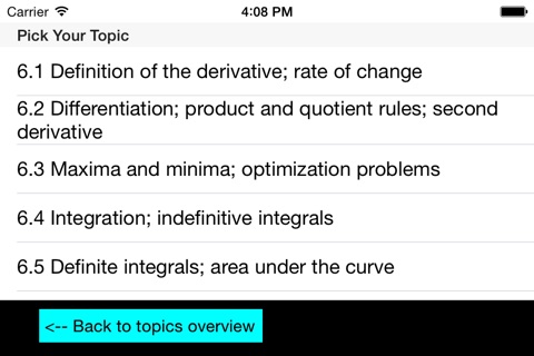 IB DP Standard Level Mathematics Revision screenshot 3