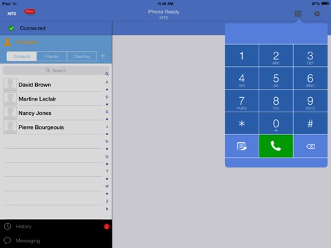 MTS Mobile Communicator for iPad screenshot 2