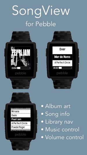 SongView for Pebble