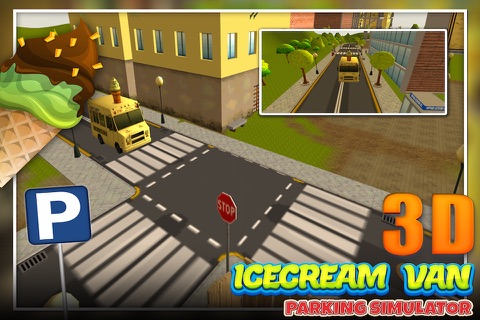 Ice Cream Van Parking Simulator 3D - Be an Expert Ice Cream Delivery Man & Test your Skills screenshot 2