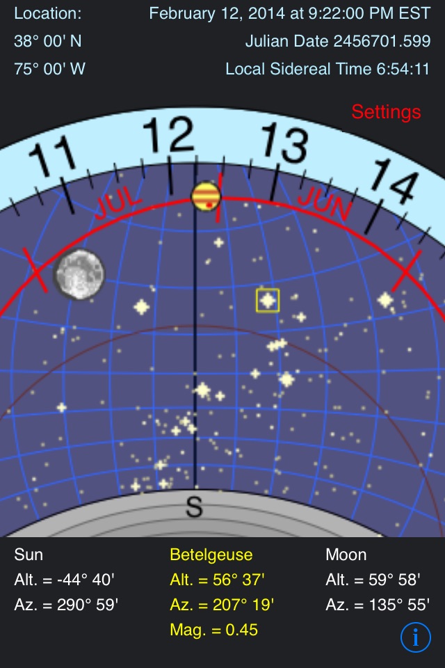 Astrolabe Clock screenshot 2