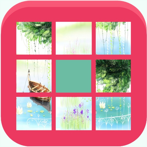Watercolor Squared Puzzles iOS App