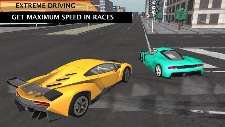 Lux Turbo Sports Car Racing and Driving Simulator