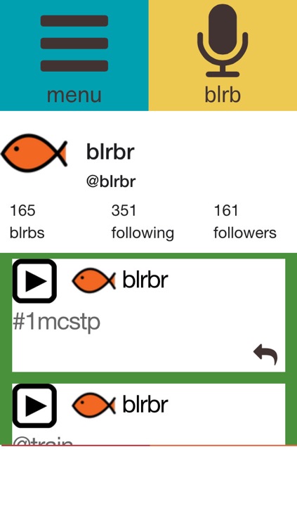 Blrbr - Push to Talk for Twitter