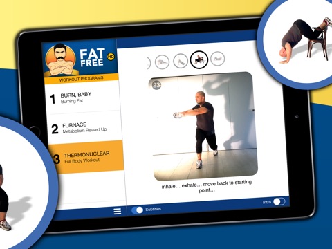 FatFree Fitness for iPad (Burn FAT Fast Workout) screenshot 4