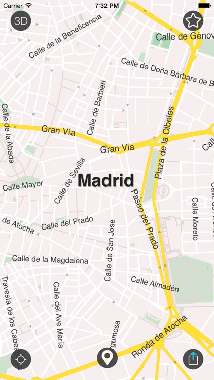 Madrid - Offline Map & City Guide (w/metro!) screenshot-3