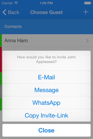 Invite – Einladen leicht gemacht screenshot 4