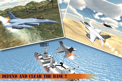F18 Fighter Aircraft Jet Flying 3D screenshot 2