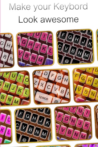 Custom Keyboard Chocolate : White & Dark Themes Color Wallpaper Keyboard screenshot 3