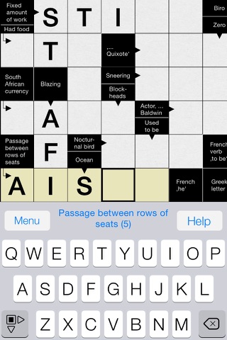 Crosswords: Arrow Words Plus for iPhone. Smart Crossword Puzzles screenshot 2