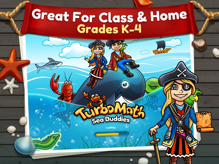 Turbo Math - Pirate Challenge Game: Educational App For Kindergarten, First, Second, Third and Fourth Grade Kids