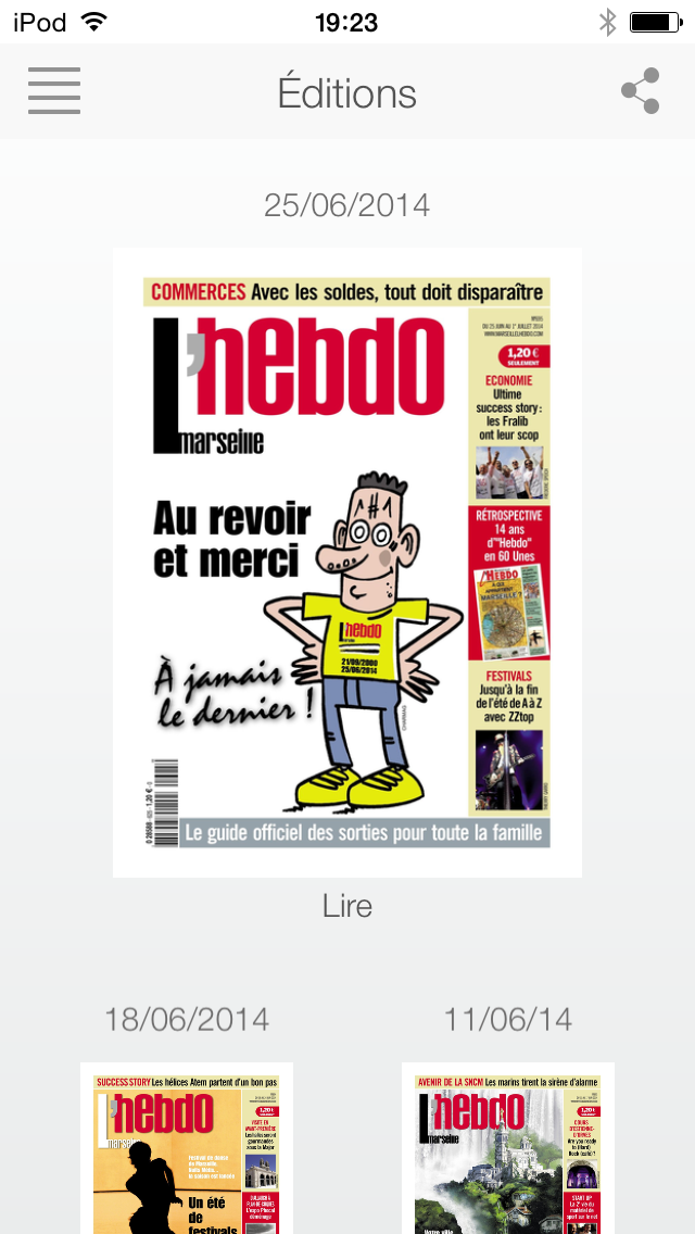 How to cancel & delete Marseille l'Hebdo from iphone & ipad 1