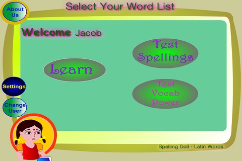Spelling Doll English Words From Latin Vocabulary Quiz Grammar screenshot 4