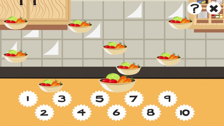 A Kitchen Counting Game for Children: Learning to count with Cooking