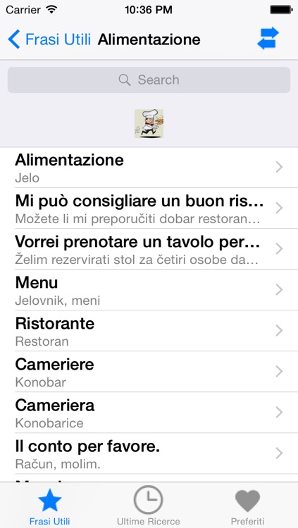 PortosDicty frasi utili italiano-croato con audio madrelingua / Koristne italijansko hrvatske fraze