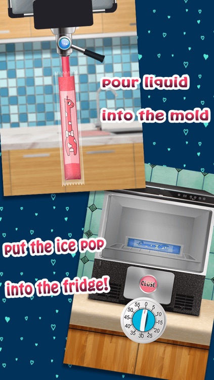 Frozen Pops Maker - kids food games