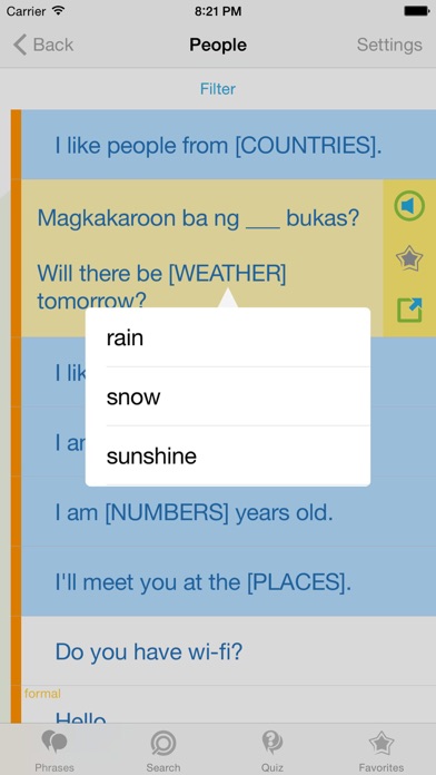 alog Filipino Phrasebook Travel In The Philippines With Ease By Smart Language Apps Limited Ios United States Searchman App Data Information