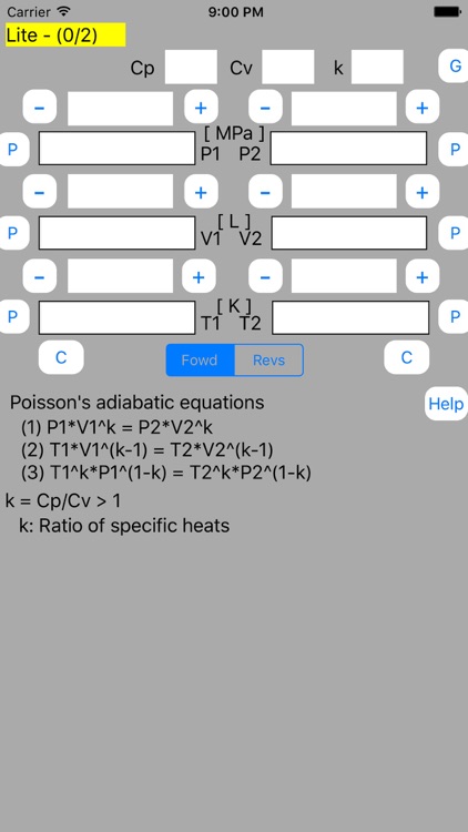 Adiabatic Calculator Mini Lite