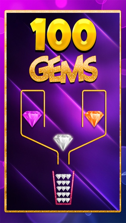 Throw 100 Precious Gem-Stones : Catch Fall-ing Jewels in Glasses Pots