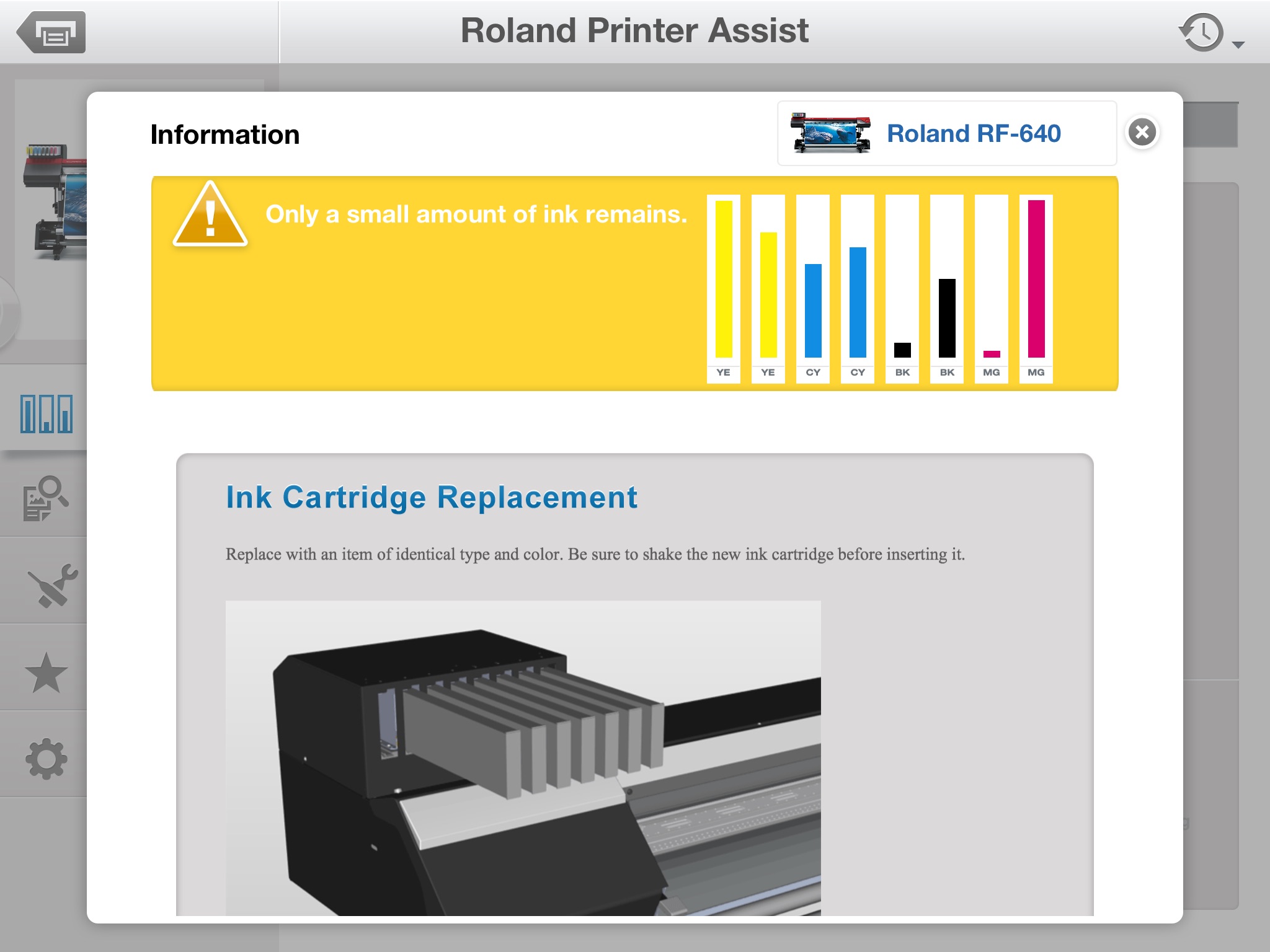 Roland Printer Assist screenshot 4